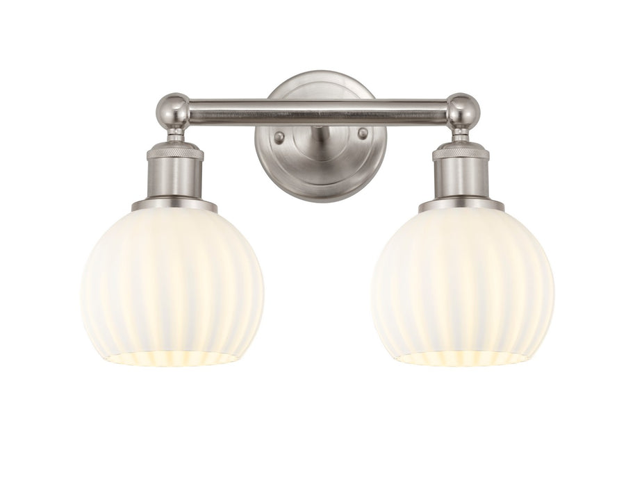 Innovations - 616-2W-SN-G1217-6WV - LED Bath Vanity - Edison - Brushed Satin Nickel