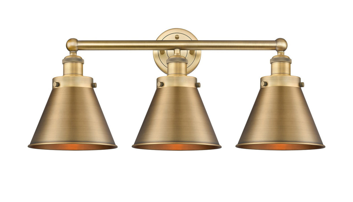 Innovations - 616-3W-BB-M13-BB - Three Light Bath Vanity - Franklin Restoration - Brushed Brass