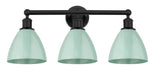 Innovations - 616-3W-BK-MBD-75-SF - Three Light Bath Vanity - Edison - Matte Black