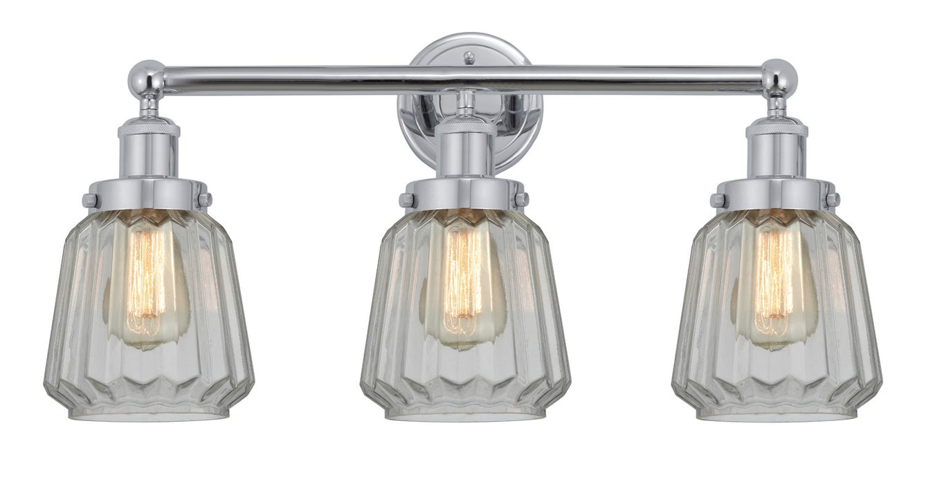 Innovations - 616-3W-PC-G142 - Three Light Bath Vanity - Edison - Polished Chrome