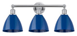 Innovations - 616-3W-PC-MBD-75-BL - Three Light Bath Vanity - Edison - Polished Chrome