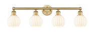 Innovations - 616-4W-BB-G1217-6WV - LED Bath Vanity - Edison - Brushed Brass