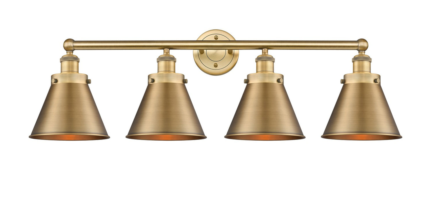 Innovations - 616-4W-BB-M13-BB - Four Light Bath Vanity - Franklin Restoration - Brushed Brass