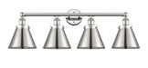 Innovations - 616-4W-PN-M13-PN - Four Light Bath Vanity - Franklin Restoration - Polished Nickel