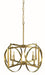 Framburg - 5862 BR - Four Light Chandelier - Olivia - Brushed Brass