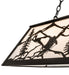 Meyda Tiffany - 265410 - Nine Light Pendant - Alpine - Textured Black