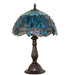 Meyda Tiffany - 267038 - One Light Table Lamp - Tiffany Hanginghead Dragonfly - Mahogany Bronze