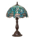 Meyda Tiffany - 267038 - One Light Table Lamp - Tiffany Hanginghead Dragonfly - Mahogany Bronze