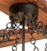 Meyda Tiffany - 267119 - Nine Light Chandelier - Pocono Pool House - Oil Rubbed Bronze & Craftsman Brown