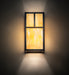 Meyda Tiffany - 267165 - One Light Wall Sconce - Hyde Park - Craftsman Brown