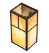 Meyda Tiffany - 267165 - One Light Wall Sconce - Hyde Park - Craftsman Brown