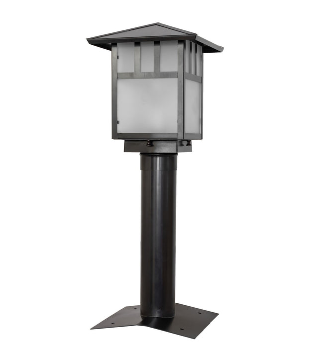 Meyda Tiffany - 267496 - One Light Post Mount - Seneca - Craftsman Brown