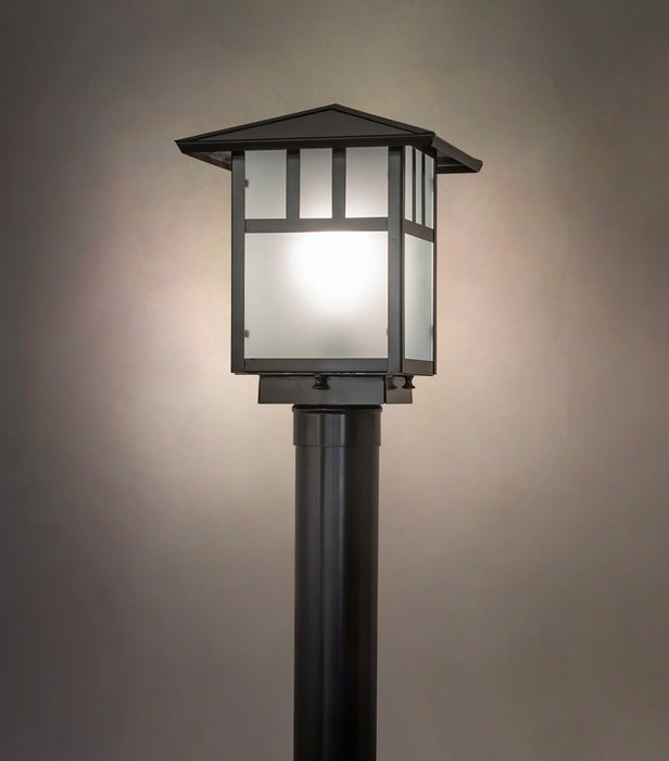 Meyda Tiffany - 267496 - One Light Post Mount - Seneca - Craftsman Brown