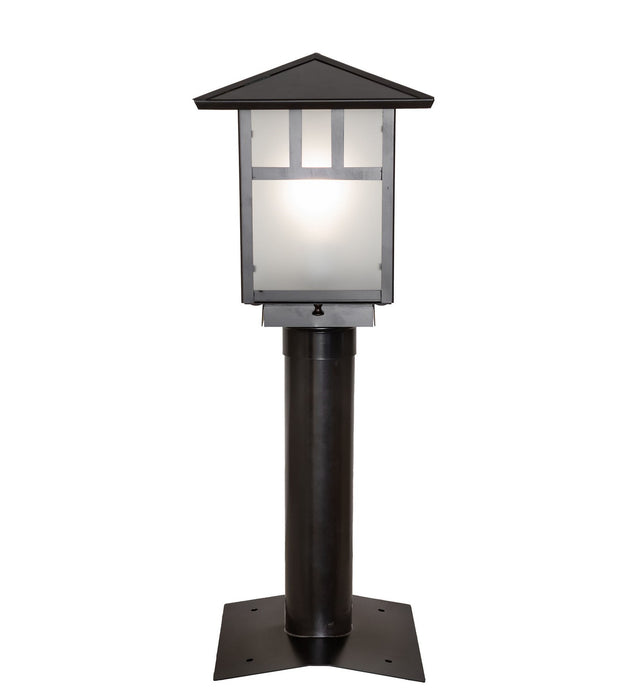 Meyda Tiffany - 267496 - One Light Post Mount - Seneca - Craftsman Brown