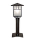 Meyda Tiffany - 267496 - One Light Post Mount - Seneca - Craftsman Brown