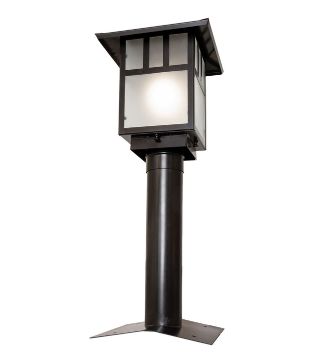 Meyda Tiffany - 267496 - One Light Post Mount - Seneca - Craftsman Brown