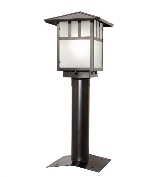 Meyda Tiffany - 267496 - One Light Post Mount - Seneca - Craftsman Brown