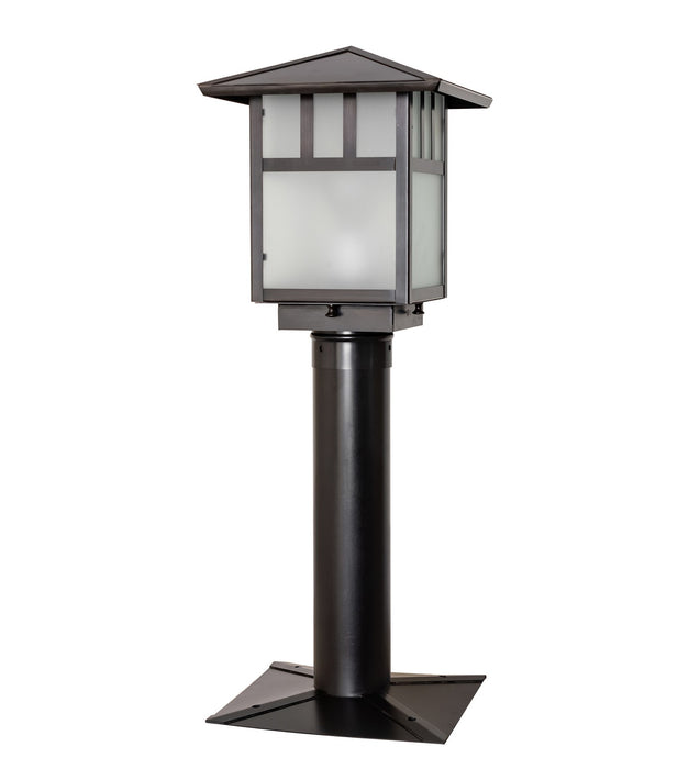 Meyda Tiffany - 267497 - One Light Post Mount - Seneca - Craftsman Brown