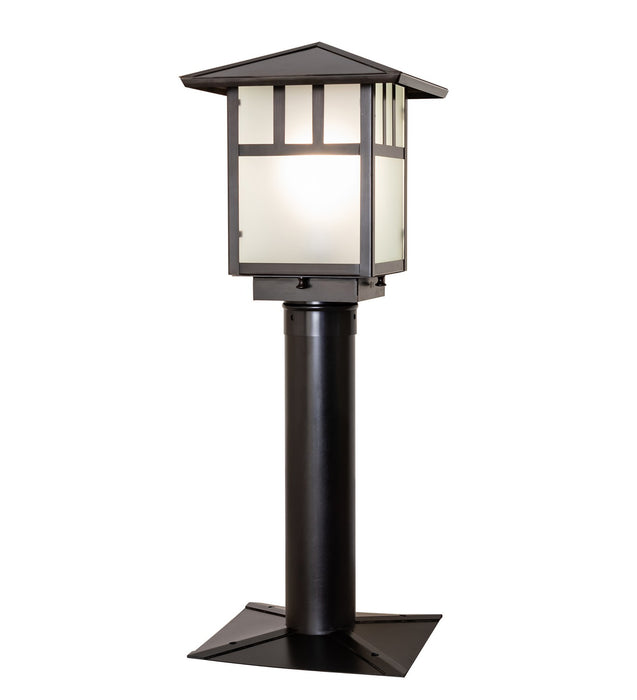 Meyda Tiffany - 267497 - One Light Post Mount - Seneca - Craftsman Brown