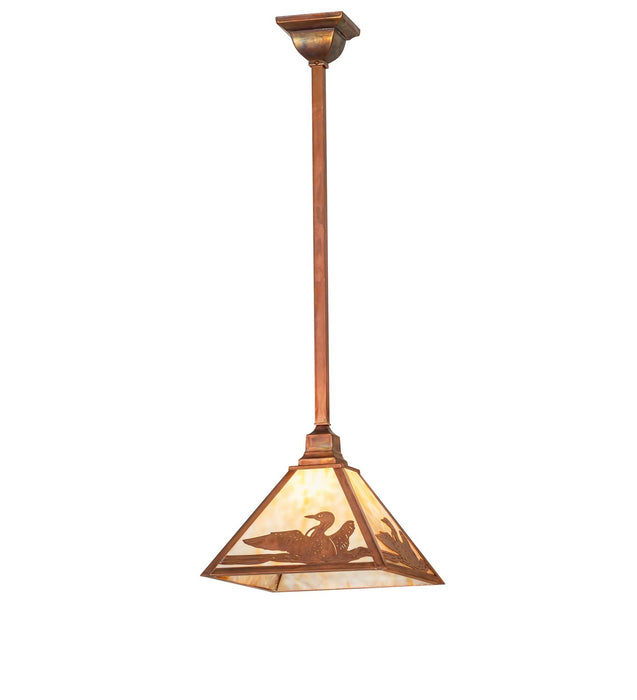 Meyda Tiffany - 268590 - One Light Pendant - Loon - Vintage Copper