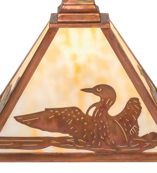 Meyda Tiffany - 268590 - One Light Pendant - Loon - Vintage Copper