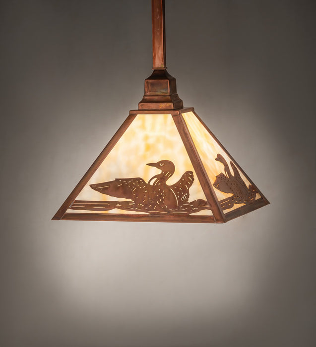 Meyda Tiffany - 268590 - One Light Pendant - Loon - Vintage Copper