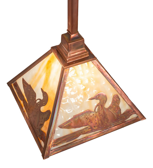 Meyda Tiffany - 268590 - One Light Pendant - Loon - Vintage Copper