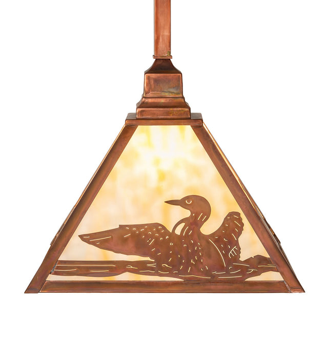 Meyda Tiffany - 268590 - One Light Pendant - Loon - Vintage Copper