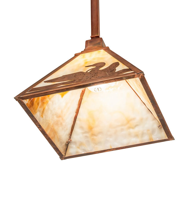 Meyda Tiffany - 268590 - One Light Pendant - Loon - Vintage Copper