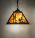 Meyda Tiffany - 269272 - Two Light Pendant - Tall Pines - Wrought Iron