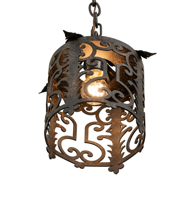 Meyda Tiffany - 269683 - One Light Pendant - Oskar - Coffee Bean