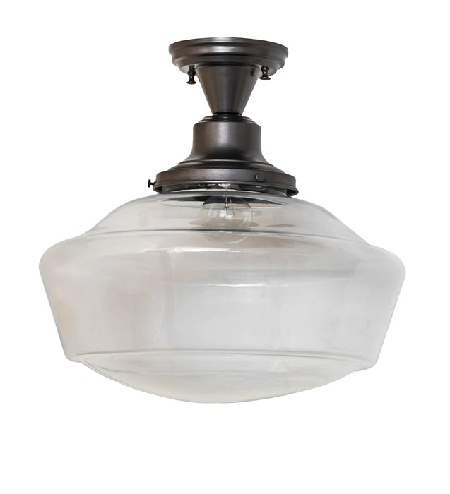 Meyda Tiffany - 269917 - One Light Flushmount - Revival - Craftsman Brown