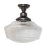 Meyda Tiffany - 269917 - One Light Flushmount - Revival - Craftsman Brown