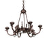 Meyda Tiffany - 270133 - Nine Light Chandelier Hardware - Mahogany Bronze - Mahogany Bronze