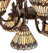 Meyda Tiffany - 270138 - Nine Light Chandelier - Tiffany Jeweled Peacock - Mahogany Bronze