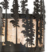 Meyda Tiffany - 270346 - Three Light Pendant - Tall Pines - Timeless Bronze