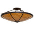 Meyda Tiffany - 270574 - Eight Light Semi-Flushmount - Commerce - Mahogany Bronze