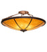 Meyda Tiffany - 270574 - Eight Light Semi-Flushmount - Commerce - Mahogany Bronze