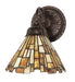 Meyda Tiffany - 270869 - One Light Wall Sconce - Delta - Mahogany Bronze