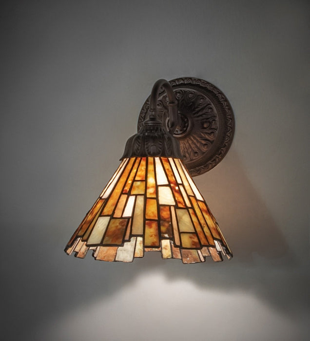 Meyda Tiffany - 270869 - One Light Wall Sconce - Delta - Mahogany Bronze