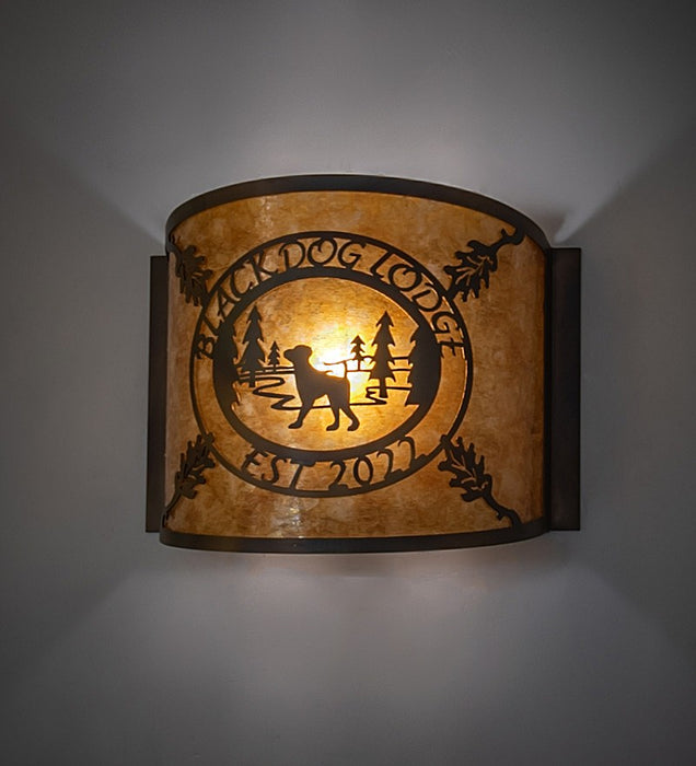 Meyda Tiffany - 271200 - One Light Wall Sconce - Personalized - Burnished Antique Copper