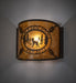 Meyda Tiffany - 271200 - One Light Wall Sconce - Personalized - Burnished Antique Copper