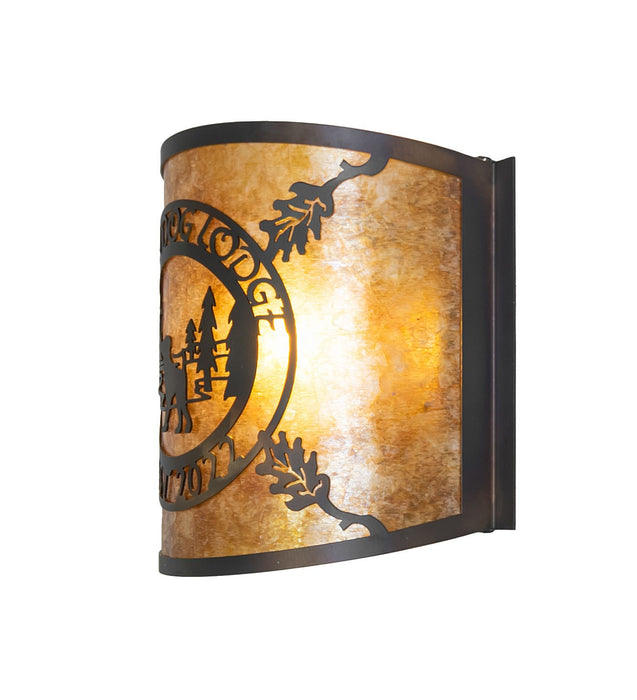 Meyda Tiffany - 271200 - One Light Wall Sconce - Personalized - Burnished Antique Copper