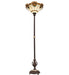 Meyda Tiffany - 271651 - One Light Torchiere - Shell With Jewels - Mahogany Bronze