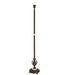 Meyda Tiffany - 271651 - One Light Torchiere - Shell With Jewels - Mahogany Bronze