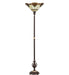 Meyda Tiffany - 271651 - One Light Torchiere - Shell With Jewels - Mahogany Bronze