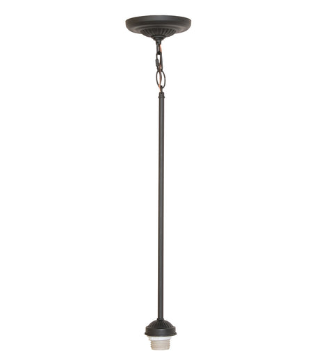 Black One Light Pendant Hardware