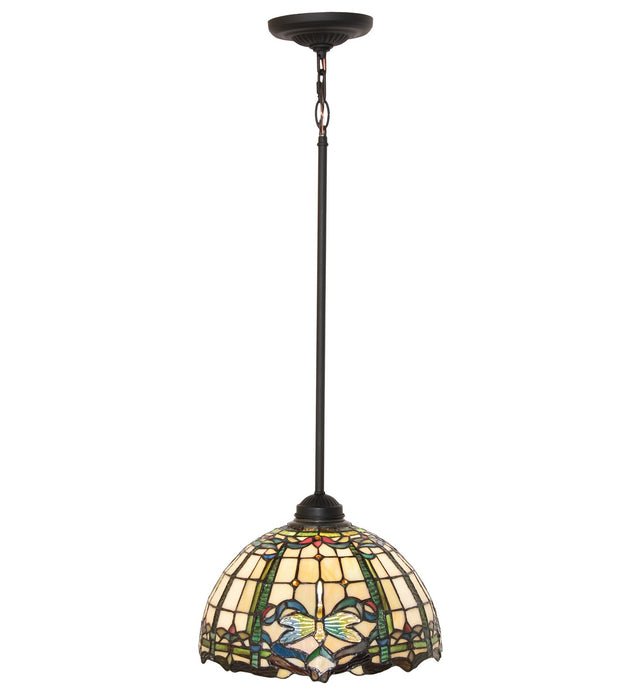 Meyda Tiffany - 272028 - One Light Pendant - Dragonfly - Mahogany Bronze