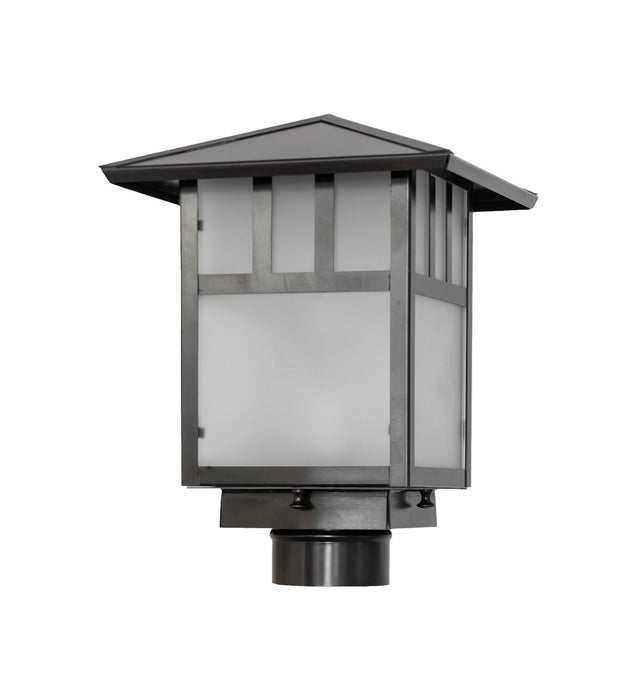 Meyda Tiffany - 272564 - One Light Post Mount - Seneca - Craftsman Brown