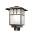 Meyda Tiffany - 272564 - One Light Post Mount - Seneca - Craftsman Brown